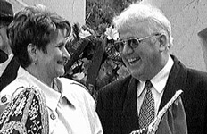 Н.Вишнякова и А.Роккель 9 мая 2000 года
